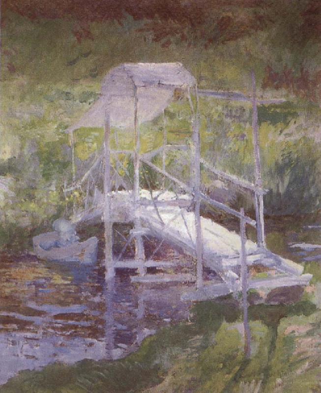 John Henry Twachtman The White Bridge oil painting picture